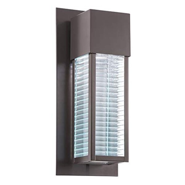 LED Wandleuchte Außen Bronze Bauhaus IP44 Haustür