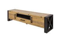 TV Lowboard 200 cm de large piètement à...