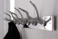 Portemanteau mural aspect bois de cerf aluminium 50 cm en...