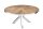 Esstisch 140x140 cm Teakholz Hartglas Edelstahl Braun Chrom