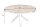 Esstisch 140x140 cm Teakholz Hartglas Edelstahl Braun Chrom