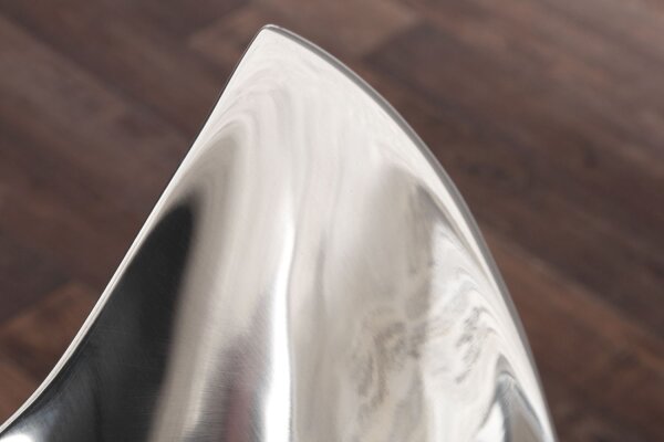 Obstschale Aluminium 35 cm in Silber