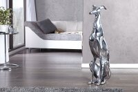 Statue Déco Lévrier Aluminium 25x40 cm en...