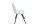 Chaise de salle à manger Microfibre métal 45 cm en gris pierre noir