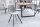 Chaise de salle à manger Microfibre métal 45 cm en gris pierre noir