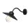 Au&szlig;enwandlampe Edelstahl Schwarz IP44 Maritim KARISE