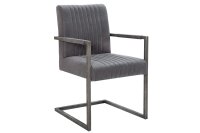 Chaise de salle à manger microfibre fer 55 cm en...