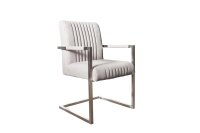 Chaise de salle à manger Microfibre Fer 49 cm en...