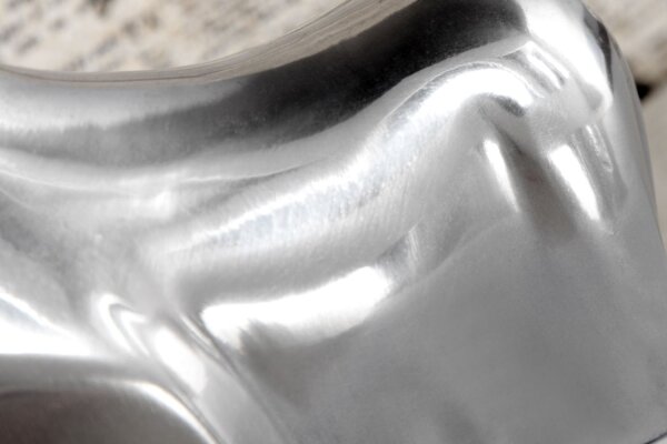 Statue Aluminium 16x55 cm in Silber