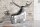 Statue Aluminium 16x55 cm in Silber
