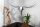 Sculpture murale tête de taureau 100 cm en argent