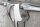 Sculpture murale tête de taureau 100 cm en argent
