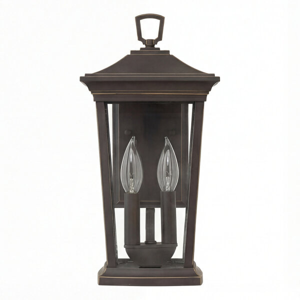 Wandlampe KENNETH in Bronze Aluminium IP44 außen