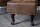 Tabouret Microfibre bois 80x110 cm en brun antique