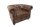 Sessel Kunstleder Holz 65 cm in Antik Braun
