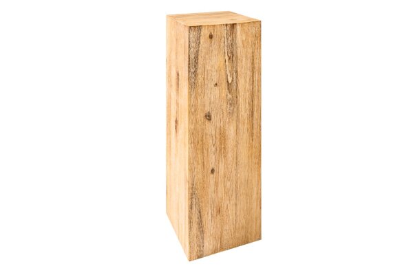 Table dappoint en bois dacacia 27x27 cm en gris naturel cérusé