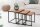 Beistelltisch Sheesham Holz Metall 3er Set in Natur Schwarz