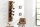 Weinregal Teakholz Metall 10 cm in Natur