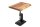 Beistelltisch Akazienholz Metall 43x180 cm in Natur Schwarz