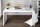 Bureau MDF laqué 20 cm en blanc brillant