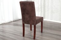 Chaise de salle à manger Microfibre bois 50 cm en...