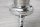 Vase en métal Ø 40 cm H : 70 cm en grand argent