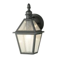 Außenwandleuchte Vintage Design Schwarz Aluminium