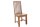 Chaise de salle à manger en bois de Sheesham fait main 56 cm en naturel