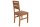 Chaise de salle à manger Sheesham fait main 45 cm en naturel
