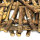 Sculpture murale en bois flotté artisanale 90 cm en nature