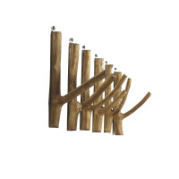 Portemanteau mural bois flotté 80 cm en nature...