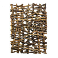 Sculpture murale en bois flotté, travail manuel 55...