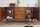 Sideboard Holz Sheesham 145 x 75 cm 3D-Fronten Retro