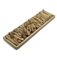 Portemanteau mural en bois flotté fait main 60 cm...