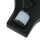 Schwarze Hoflampe mit Bewegungsmelder IP43 LEADWORTH
