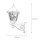 Schwarze Hoflampe mit Bewegungsmelder IP43 LEADWORTH