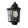 Applique extérieure verre déglise IP43 noir maison