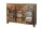 Sideboard Holz 125 x 90 cm Schubladen Türen Bunt Handarbeit