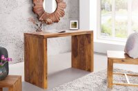 Schreibtisch Sheesham Holz in Natur 100 x 75 cm