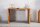 Schreibtisch Sheesham Holz in Natur 100 x 75 cm