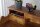 Schreibtisch mit Schublade Sheesham Holz in Natur 115x55 cm
