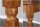 Schreibtisch mit Schublade Sheesham Holz in Natur 115x55 cm