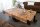 Couchtisch Mango Holz Metall 120 x 80 cm