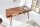 Schreibtisch Sheesham Holz in Natur 117x75 cm mit Schublade