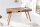 Schreibtisch Sheesham Holz in Natur 117x75 cm mit Schublade