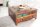 Couchtisch mit Schublade recyceltem Holz Bunt Braun 70x70 cm