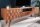 TV Lowboard en acacia, largeur 140 cm, façades 3D massives