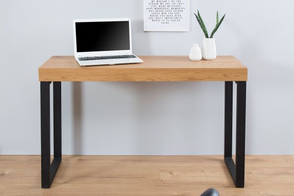 Schreibtisch MDF Eisen 120 x 75 cm Industrie Design