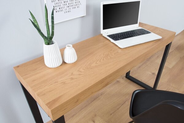Schreibtisch MDF Eisen 120 x 75 cm Industrie Design