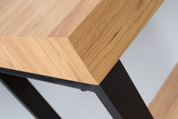 Schreibtisch MDF Eisen 120 x 75 cm Industrie Design